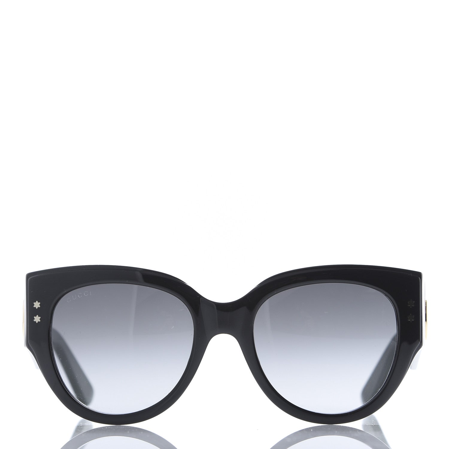 Gucci Acetate Oversized Rectangle Frame Web Sunglasses GG3864/S Black 2 of 7