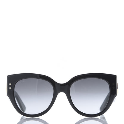 Gucci Acetate Oversized Rectangle Frame Web Sunglasses GG3864/S Black 2 of 7