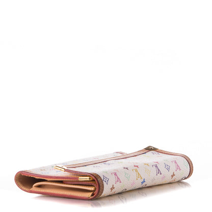Louis Vuitton Monogram Multicolor Porte Tresor International Wallet White 4 of 8