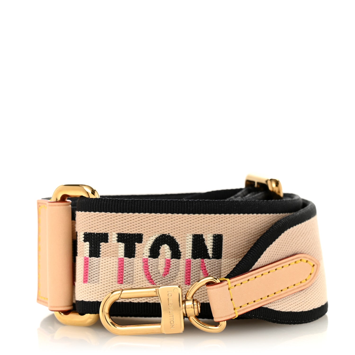 Louis Vuitton Jacquard Speedy Bandouliere 20 Shoulder Strap Black 1 of 4