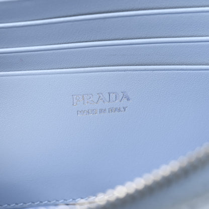 Prada Nylon Vela Cosmetic Pouch Celeste 6 of 7