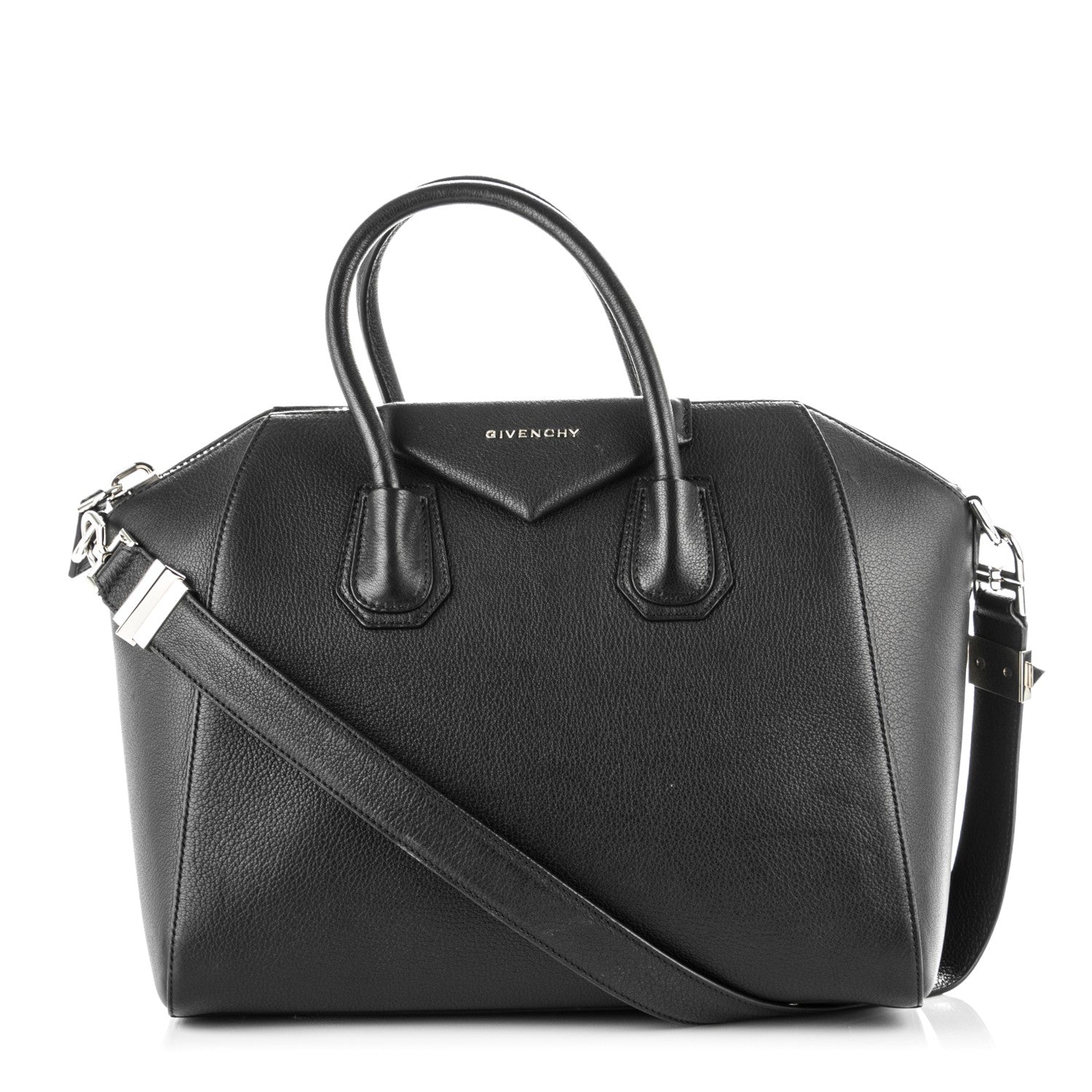 Givenchy Sugar Goatskin Medium Antigona Black 1 of 8