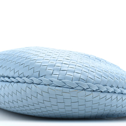 Bottega Veneta Nappa Intrecciato Large Veneta Hobo Light Blue 10 of 14