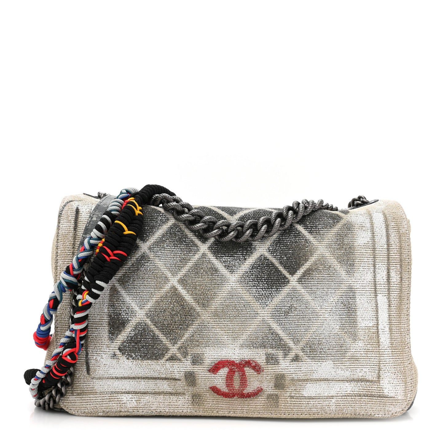 Canvas Tromp L’Oeil Graffiti Oh My Boy Flap Beige