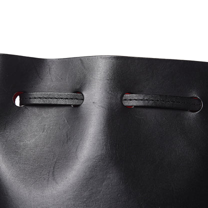 Mansur Gavriel Calfskin Mini Mini Bucket Bag Black Flamma 12 of 13