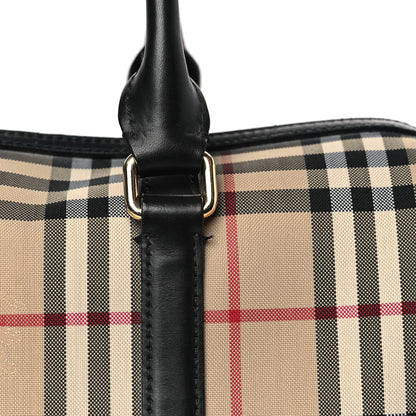 Burberry Horseferry Check Medium Alchester Bowling Bag Black 10 of 10