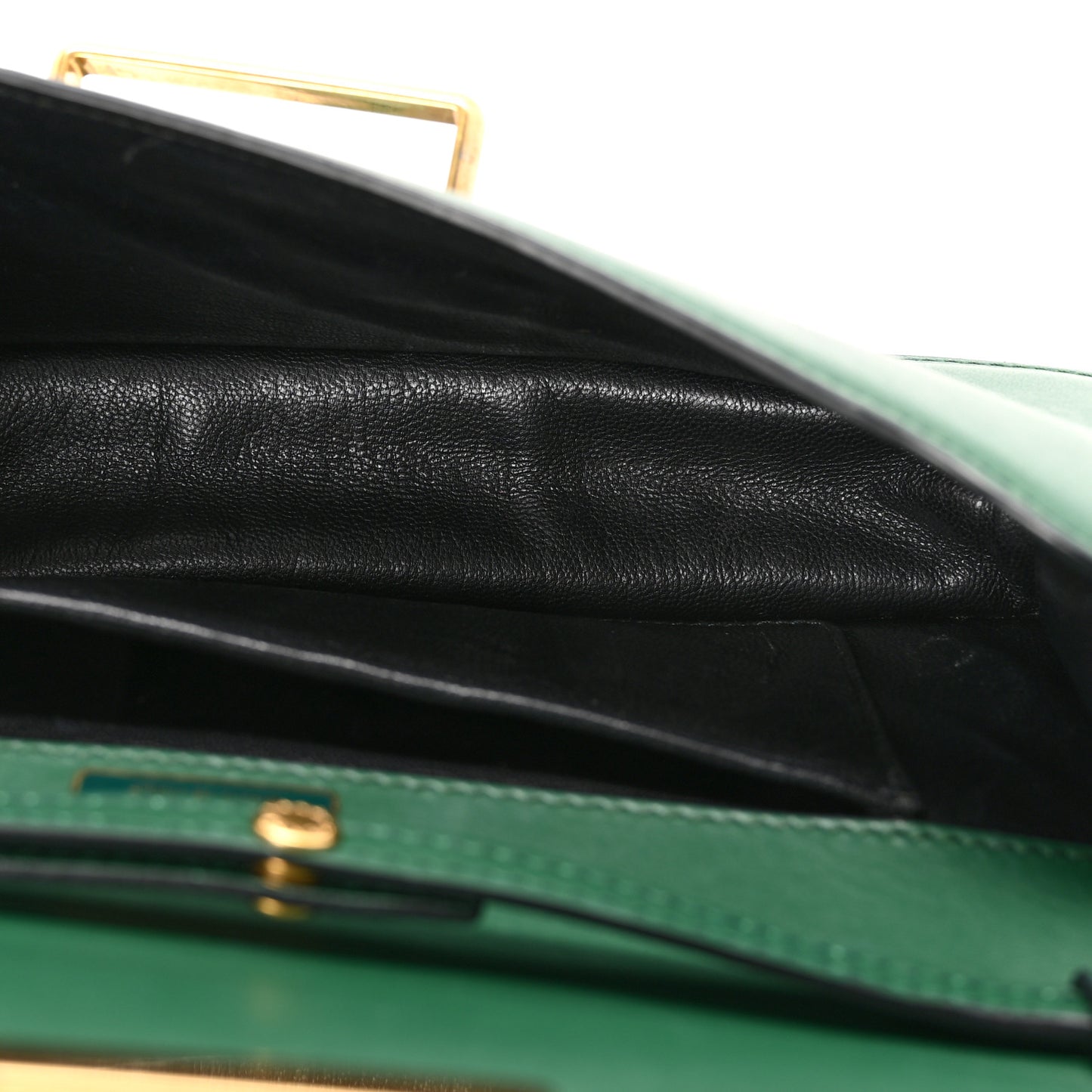 City Calfskin Cahier Clutch With Chain Biliardo Black