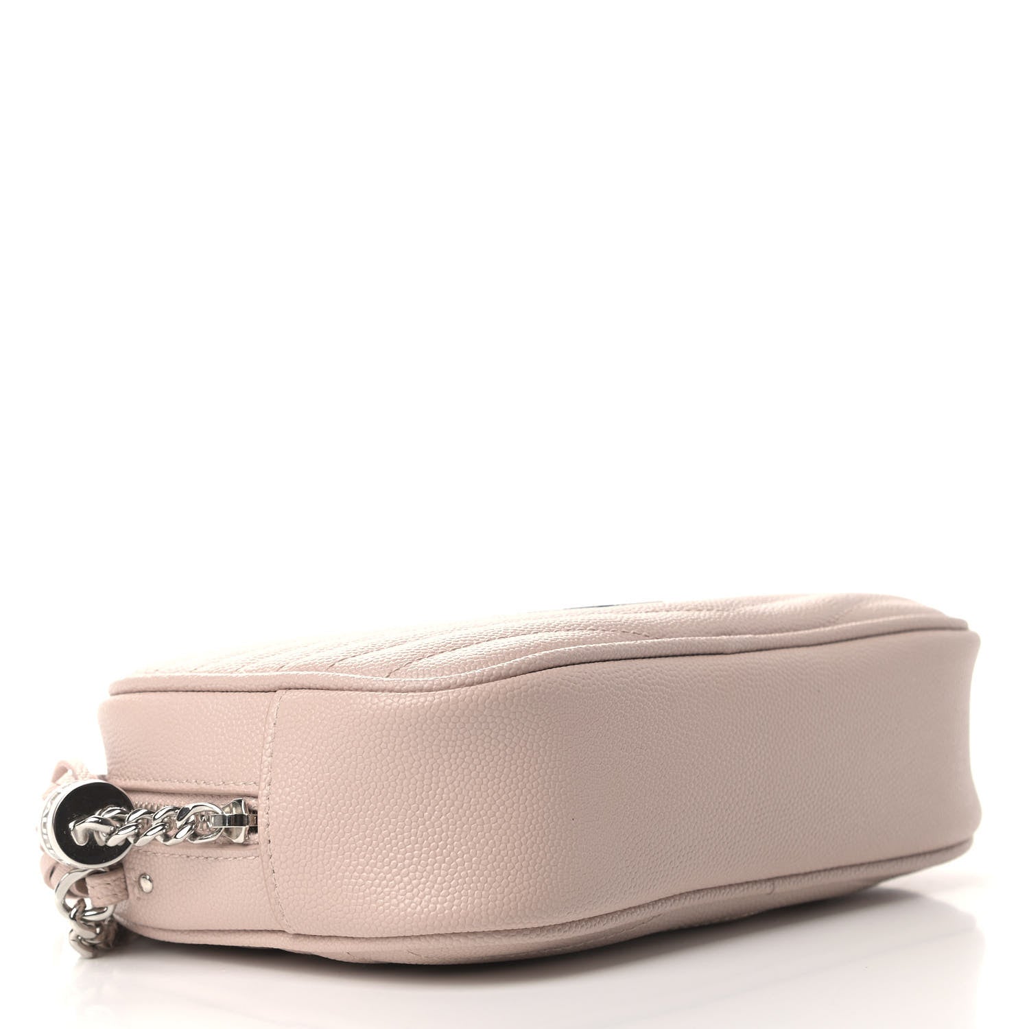Saint Laurent Grain De Poudre Matelasse Monogram Mini Lou Camera Bag Marble Pink 3 of 6