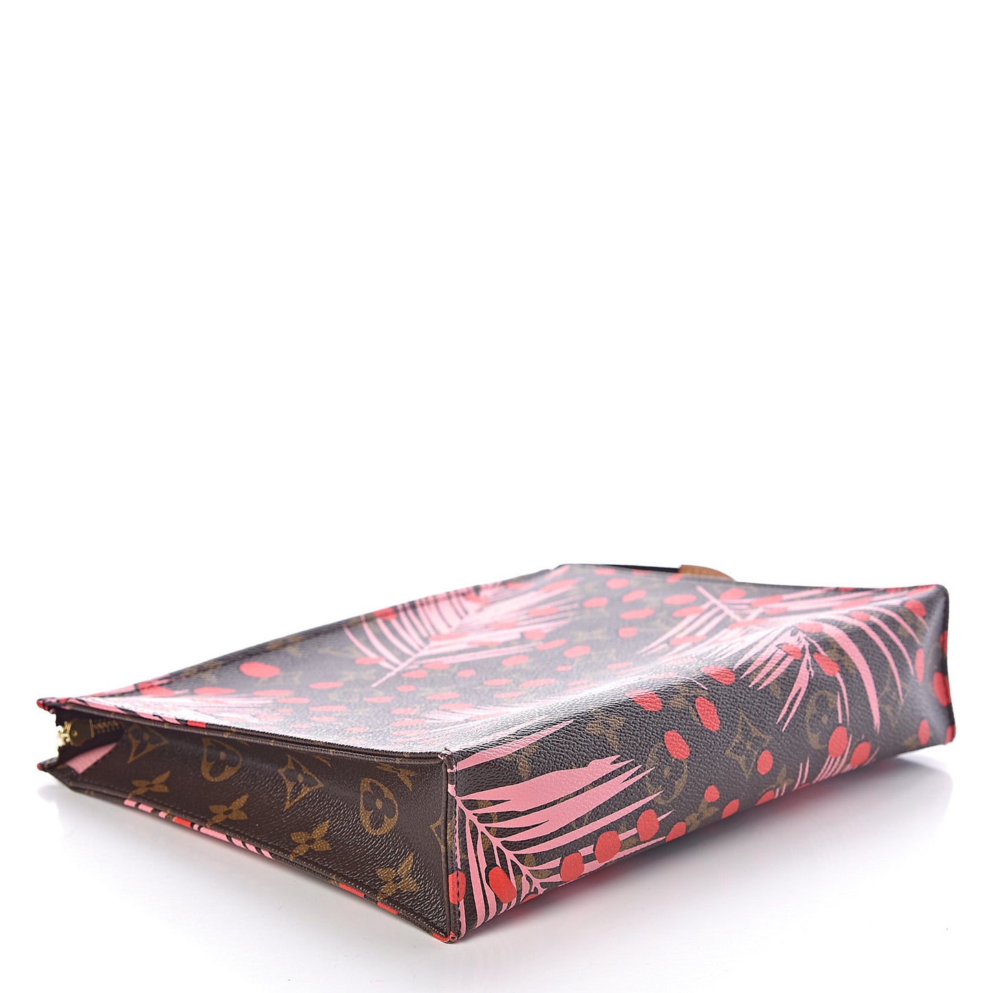 Monogram Jungle Dots Toiletry Pouch 26 Sugar Pink Poppy