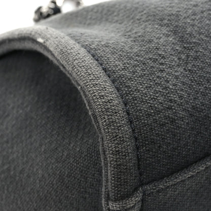Chanel Canvas Small Deauville Tote Grey 10 of 11