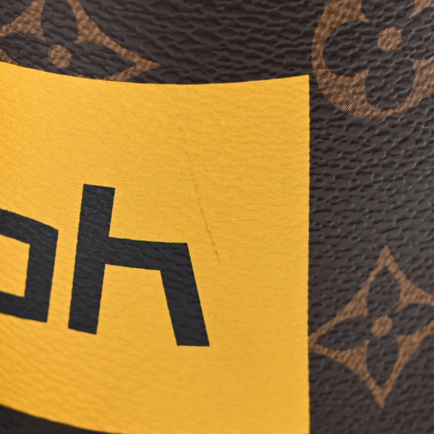 Monogram Chalk Nano Bag Marron