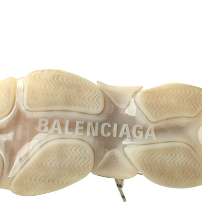 Balenciaga Fabric Mesh Clear Sole Womens Triple S Sneakers 38 Beige 6 of 8