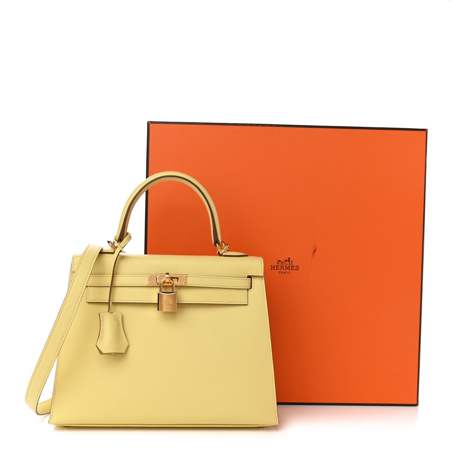 Epsom Kelly Sellier 25 Jaune Poussin