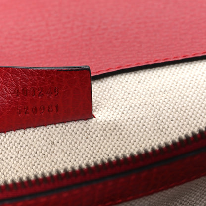 Gucci Dollar Calfskin Swarovski Crystal Small Dionysus Shoulder Bag Hibiscus Red 7 of 10