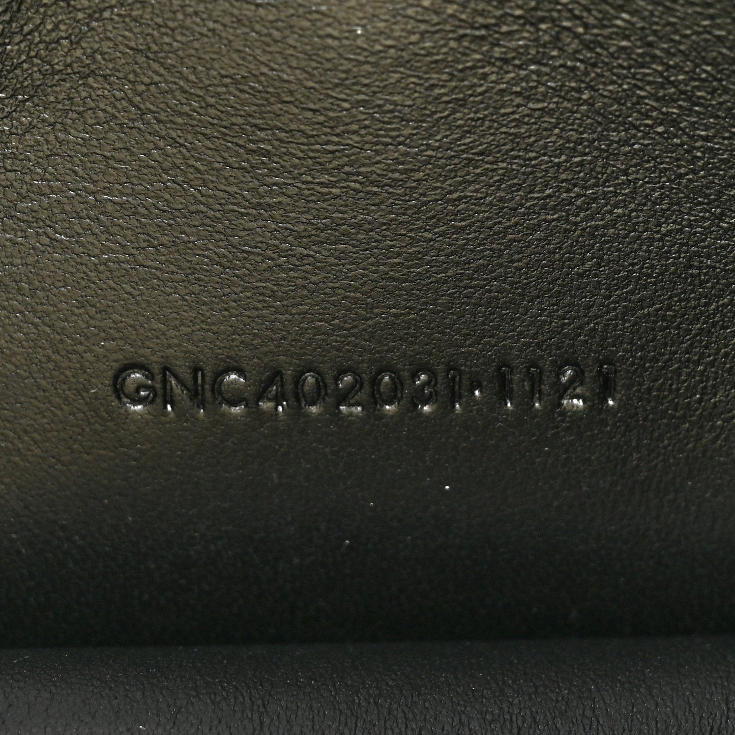 Metallic Calfskin Monogram Envelope Chain Wallet Gold