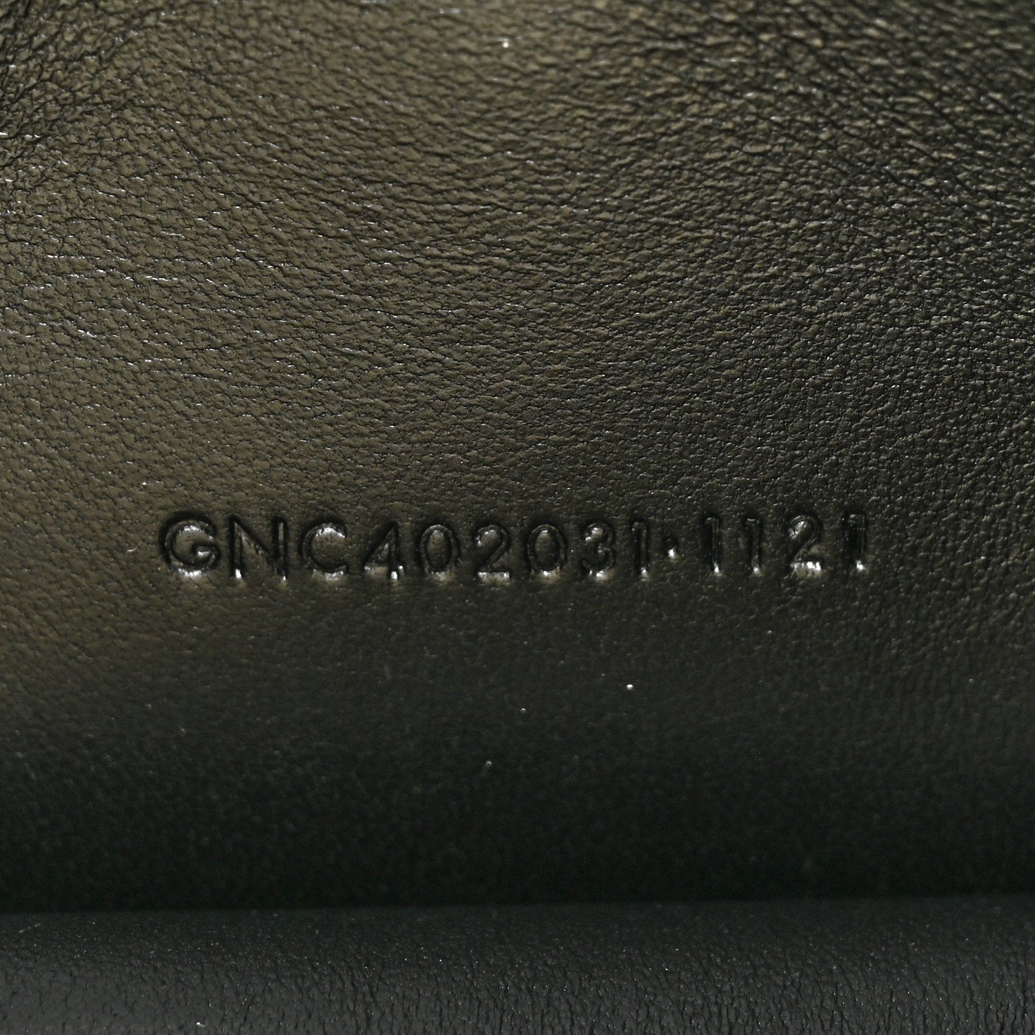 Saint Laurent Metallic Calfskin Monogram Envelope Chain Wallet Gold 7 of 16