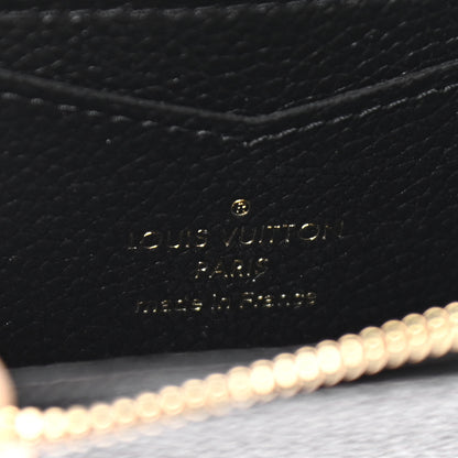 Louis Vuitton Empreinte Monogram Giant Zippy Coin Purse Black Beige 5 of 7
