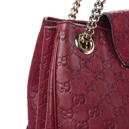 Gucci Soft Guccissima Medium Emily Shoulder Bag Classic Ruby 15 of 19