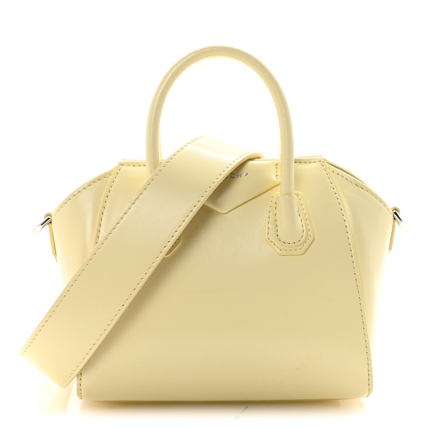 Box Calfskin Toy Antigona Soft Yellow Natural Beige