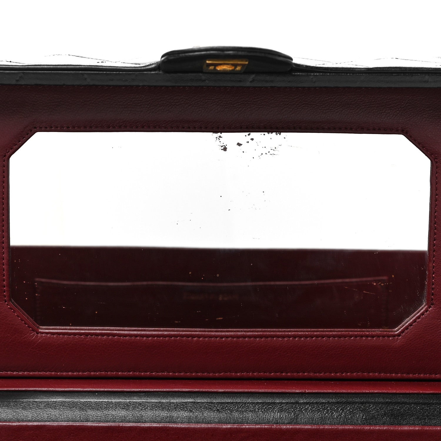 Chanel Lambskin CC Quilted Chain Top Handle Vanity Black 7 of 9