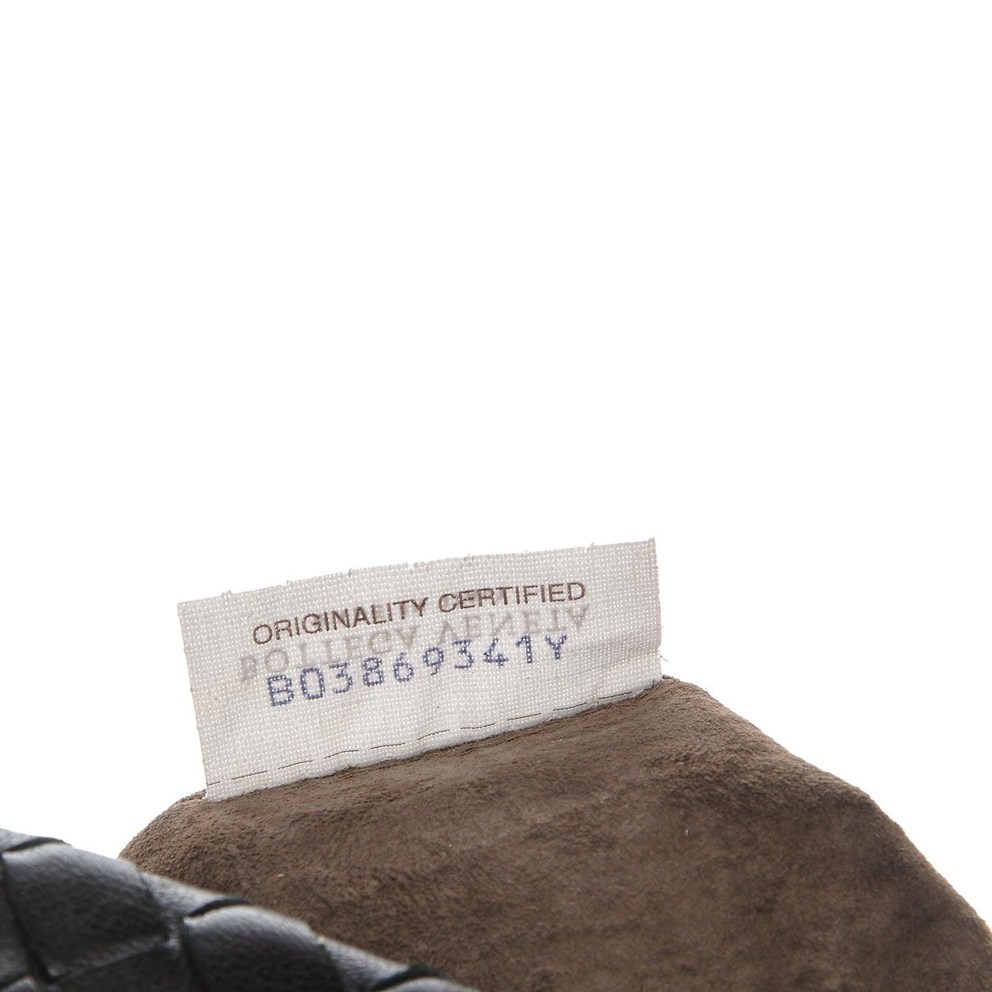 Nappa Intrecciato Mini Chain Messenger Black