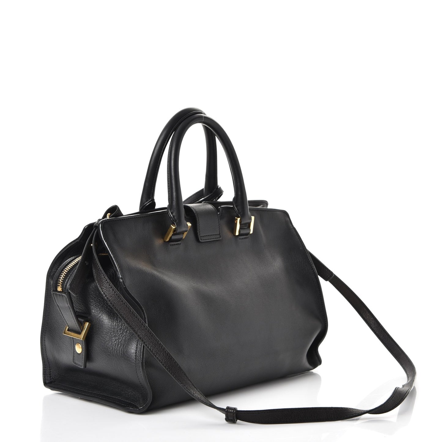 Calfskin Small Classic Y Cabas Black