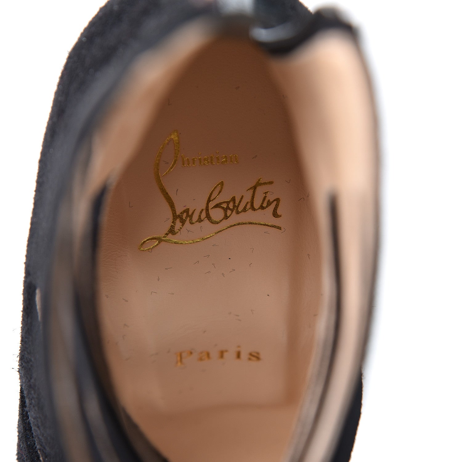 Christian Louboutin Veau Velours Spinetita 100 Ankle Boots 39.5 Black 8 of 9