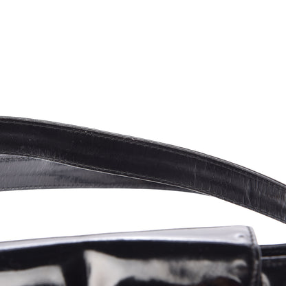 Chanel Patent Flap Shoulder Bag Black 16 of 21