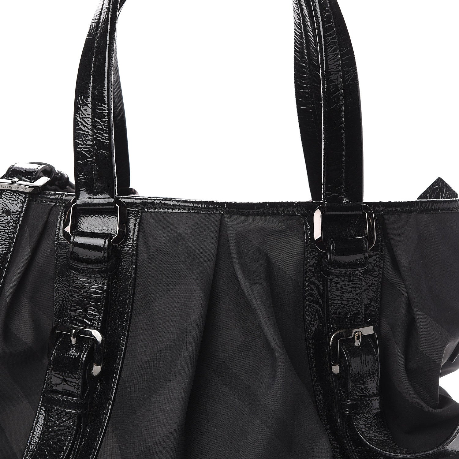 Burberry Nylon Beat Check Lowry Black 6 of 8
