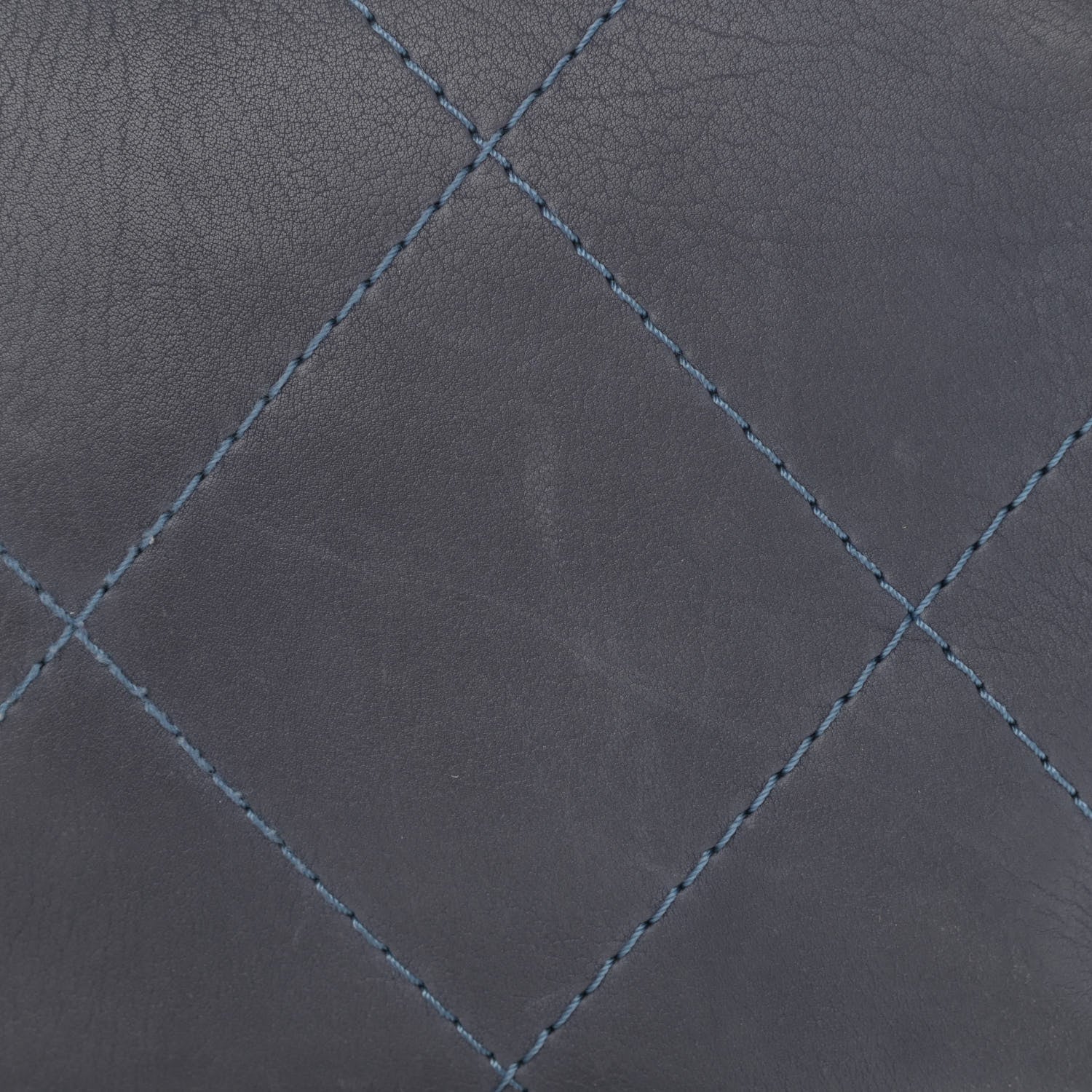 Chanel Washed Calfskin Diamond Stitch Hamptons Clutch With Chain Blue 12 of 13