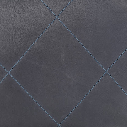 Chanel Washed Calfskin Diamond Stitch Hamptons Clutch With Chain Blue 12 of 13