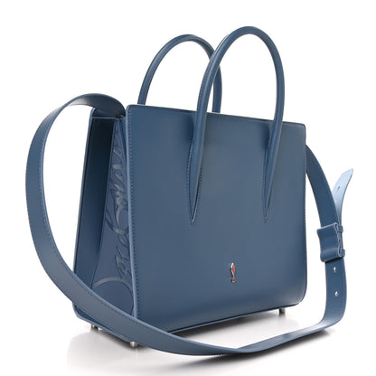 Christian Louboutin Denim Calfskin Studded Loubinthesky Medium Paloma Blue 3 of 10