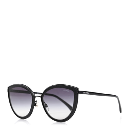 Chanel Cat Eye Sunglasses 4222 Black 1 of 8