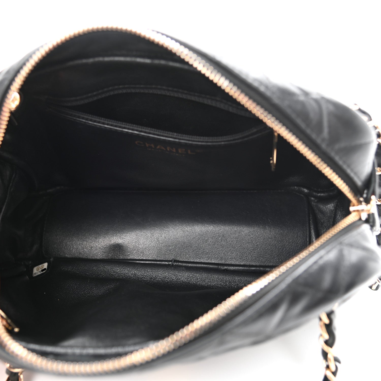 Chanel Lambskin Quilted Camera Bag Black 8 of 12