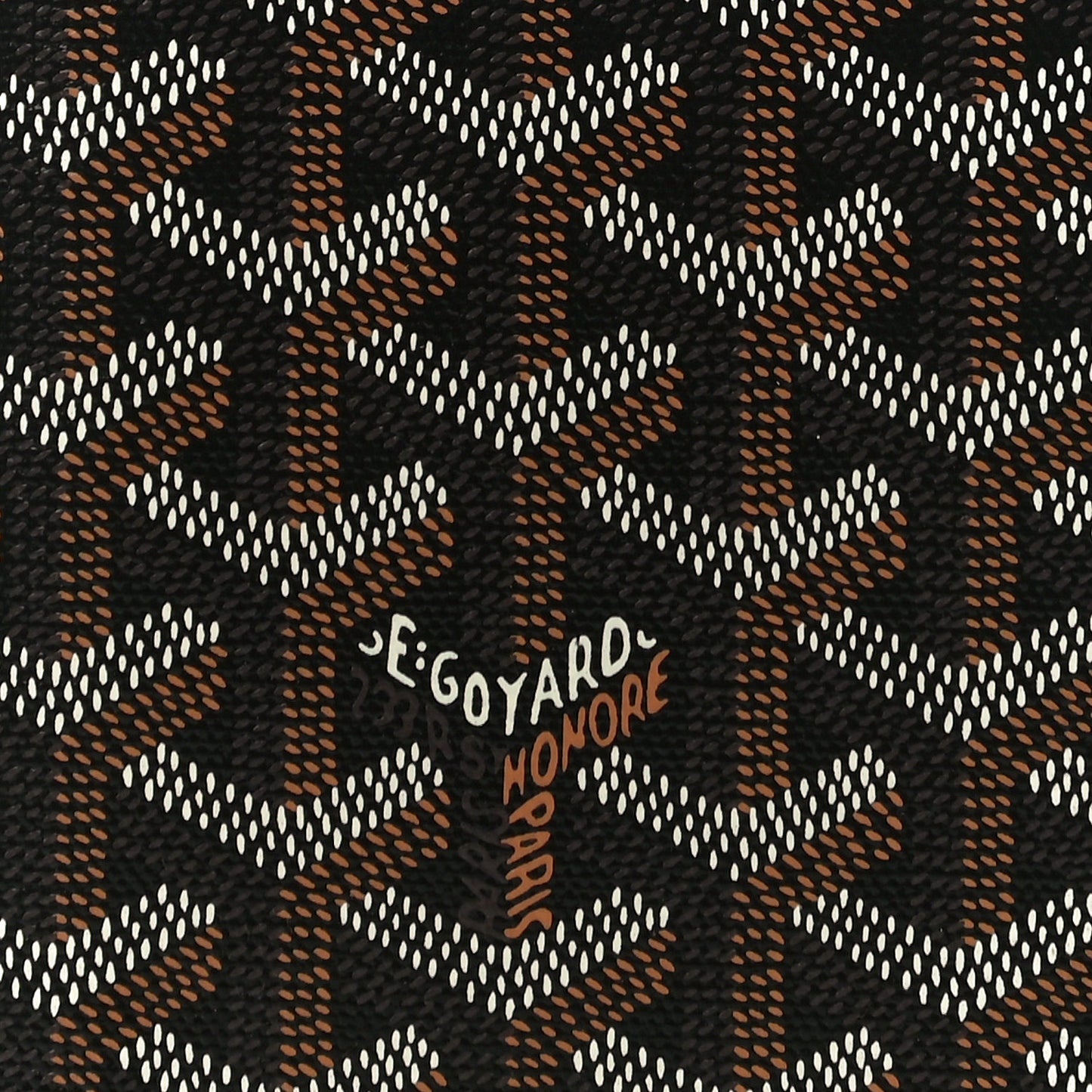 Goyardine Long Bi-Fold Wallet Black