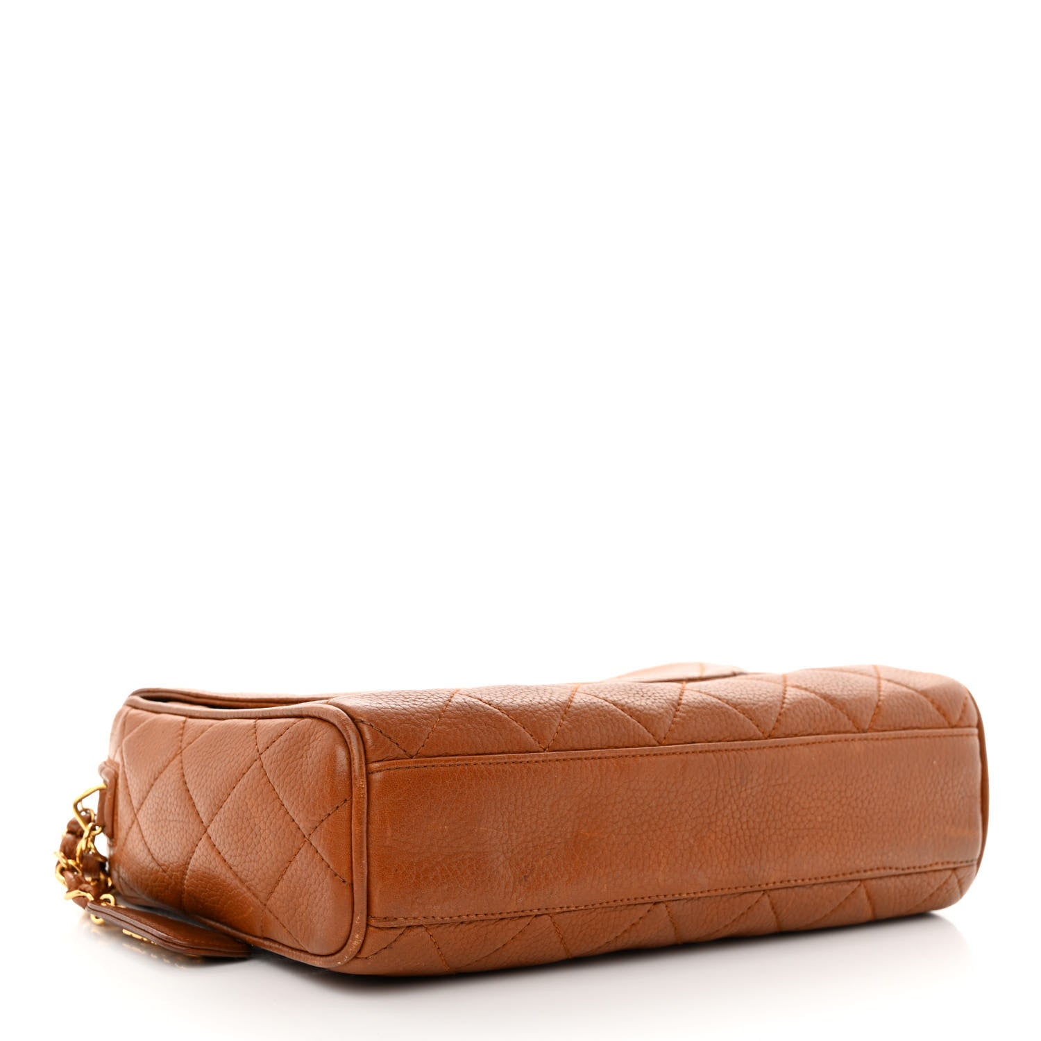 Chanel Caviar Quilted CC Camera Case Brown 4 of 17