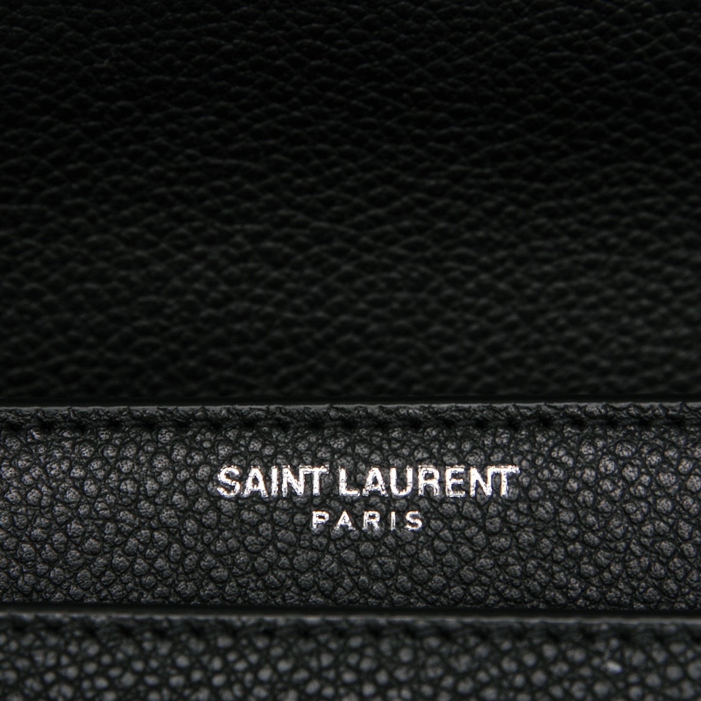 Grained Calfskin Small Monogram Sunset Black