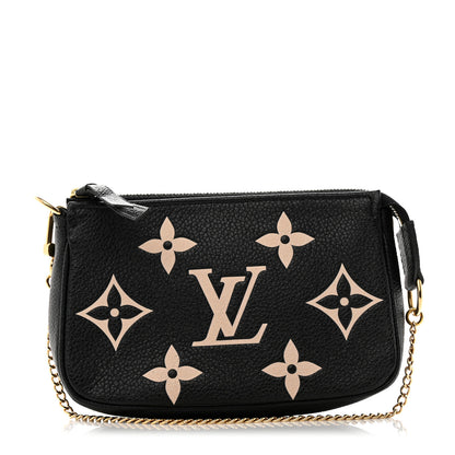 Louis Vuitton Empreinte Monogram Giant Mini Pochette Accessories Black 1 of 6