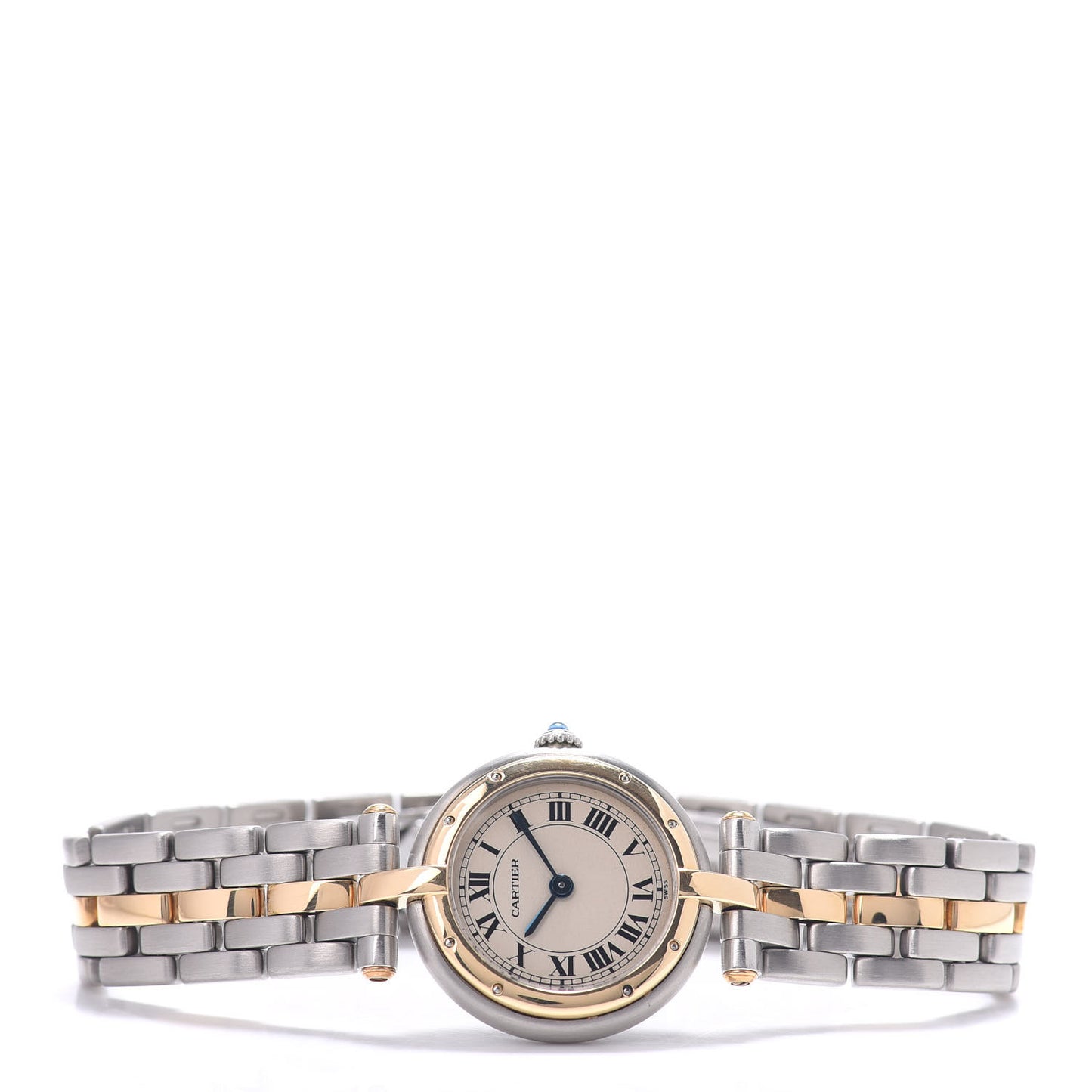 Stainless Steel 18K Yellow Gold 24mm Panthere Vendome Quartz Watch