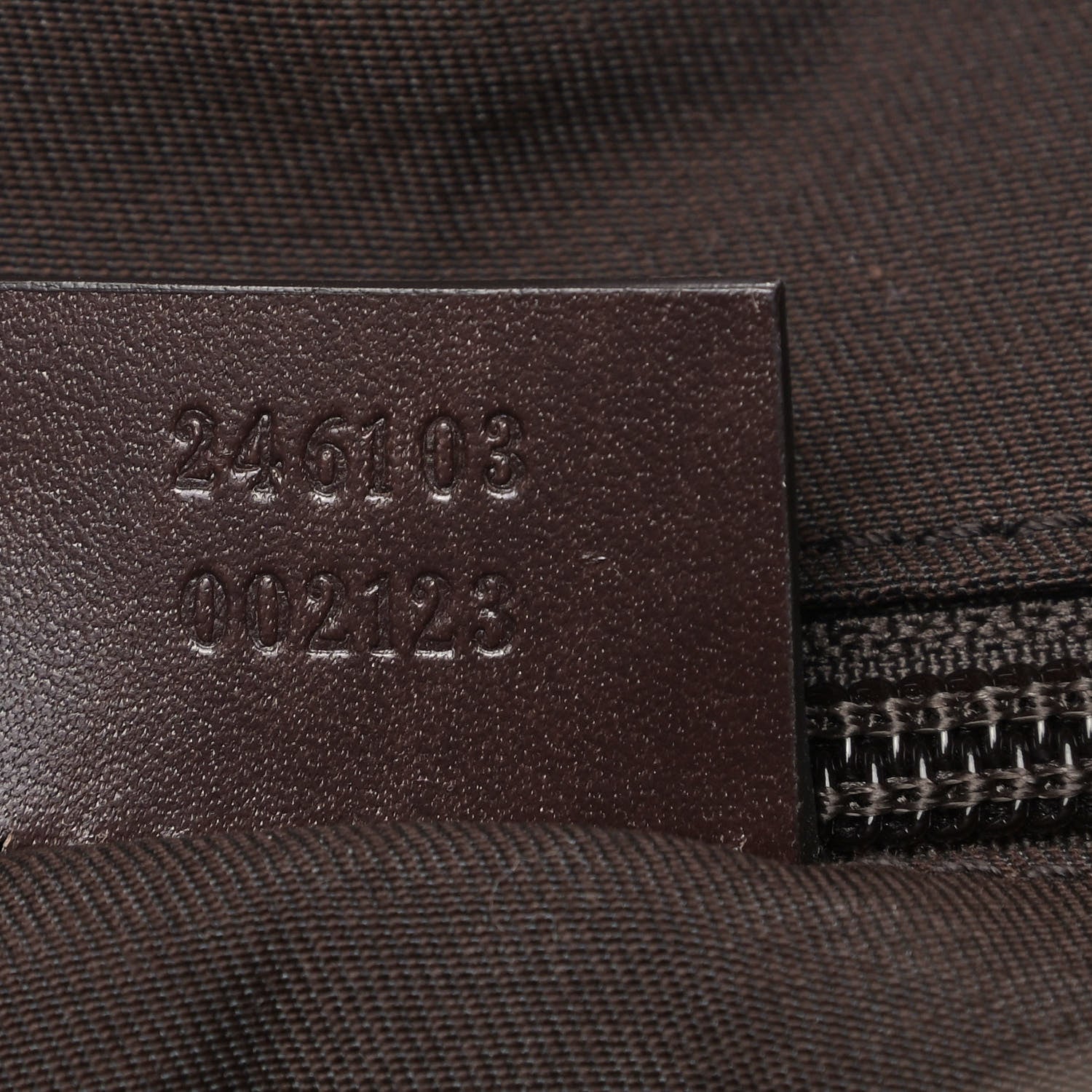 Gucci GG Supreme Monogram Medium Single Buckle Rucksack Backpack Beige Ebony Brown 7 of 9