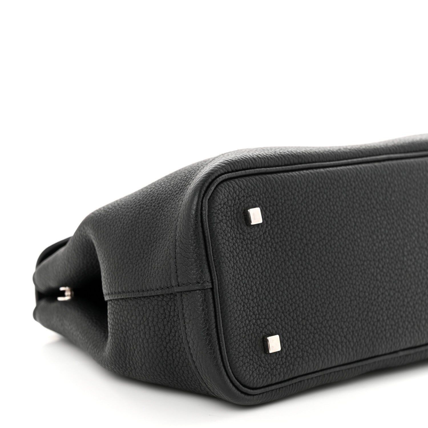 Moynat Taurillon Blush Calfskin Gabby PM Black 8 of 10