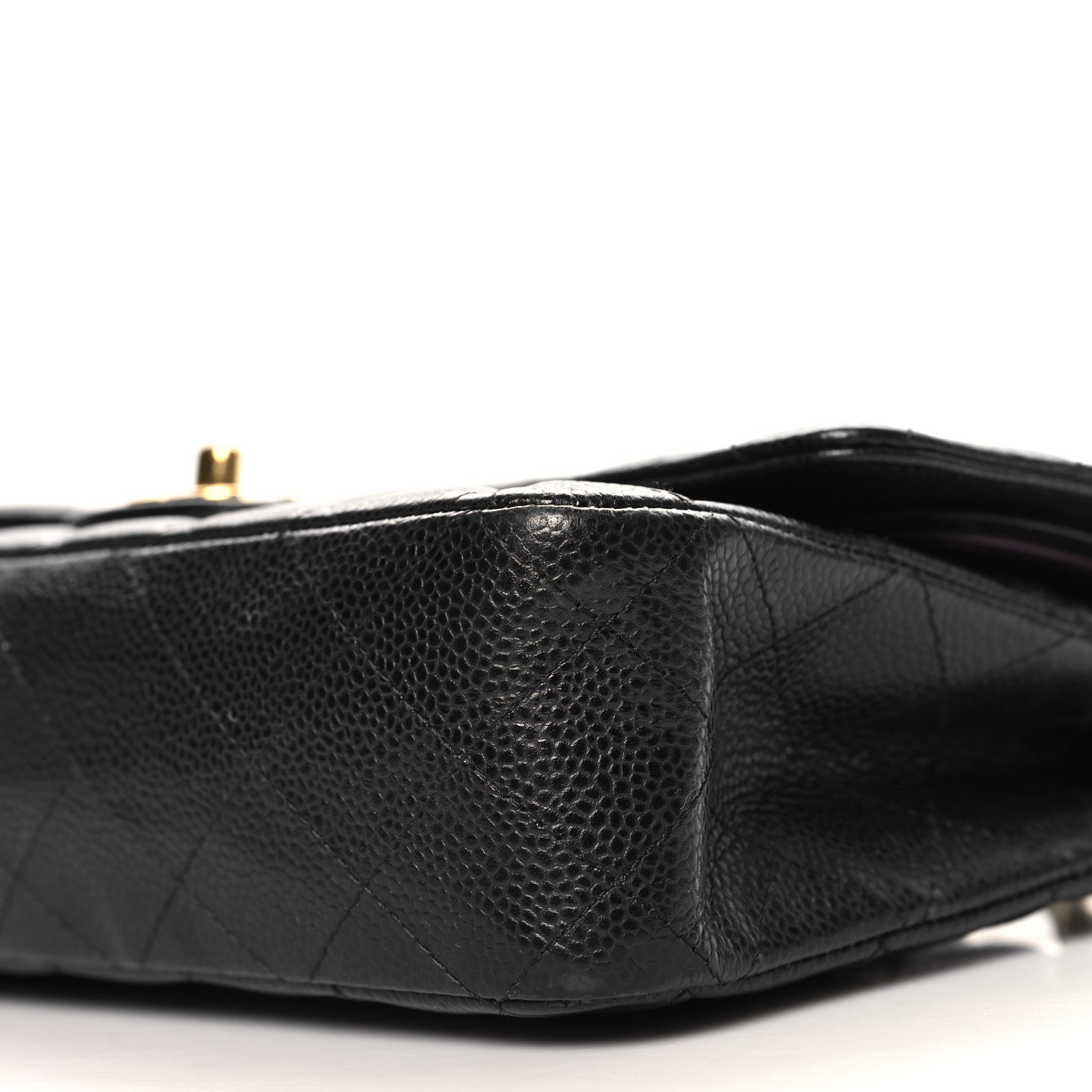 Chanel Caviar Quilted Medium Double Flap Black 10 of 12