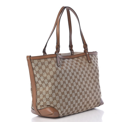 Gucci Monogram Medium Craft Tote Brown 4 of 15