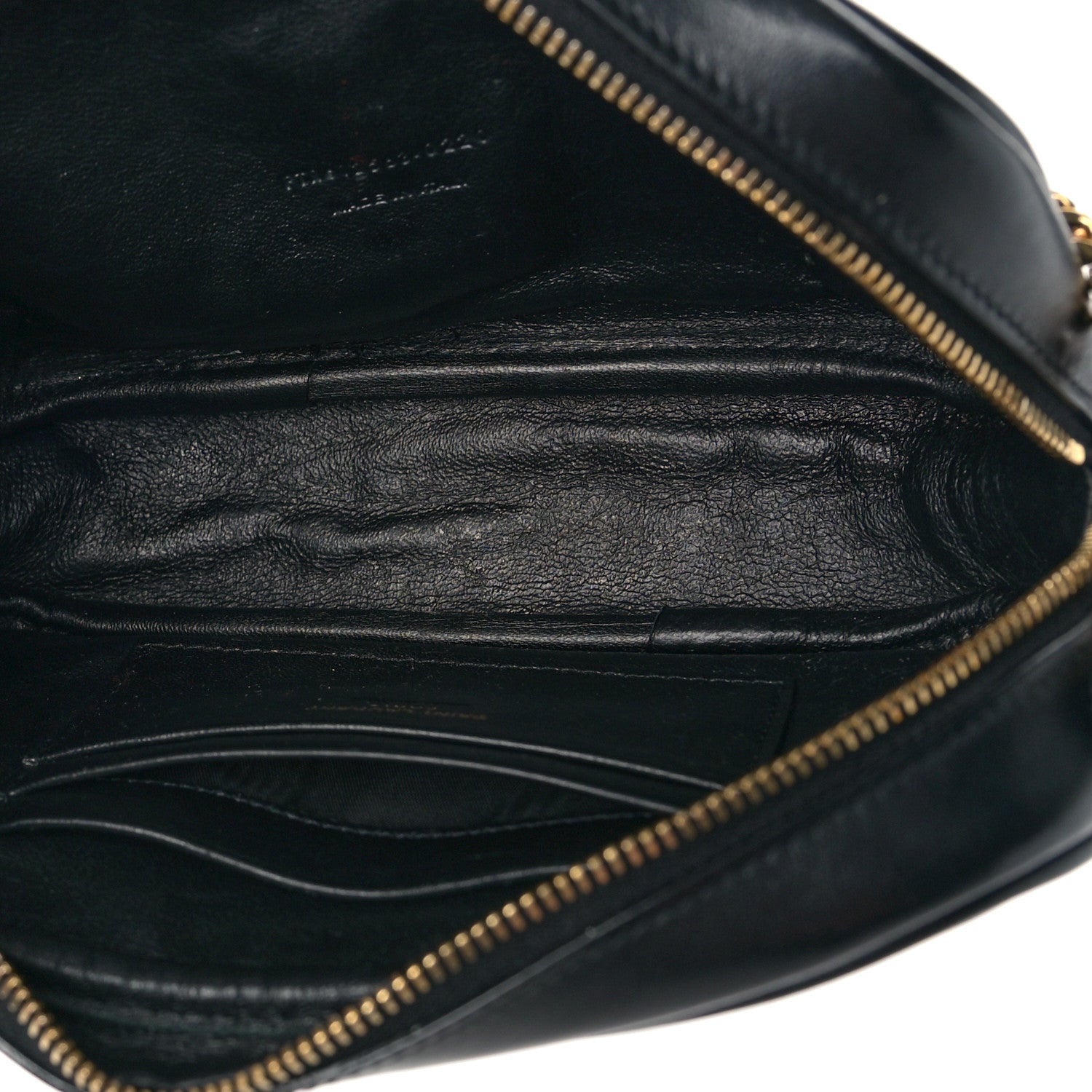 Saint Laurent Canvas Calfskin Leopard Print Monogram Mini Lou Camera Bag Brown 5 of 9