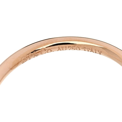 Tiffany 18K Rose Gold Diamond T Wire Ring 50 5.5 4 of 5