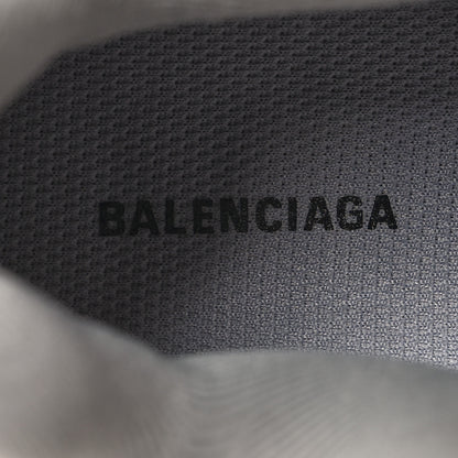 Balenciaga Metallic Calfskin Mesh Nylon Womens Track Sneakers 36 Silver 7 of 8