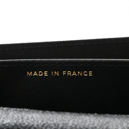 Chanel Caviar Quilted Boy Flap Card Holder Wallet Black 7 of 8