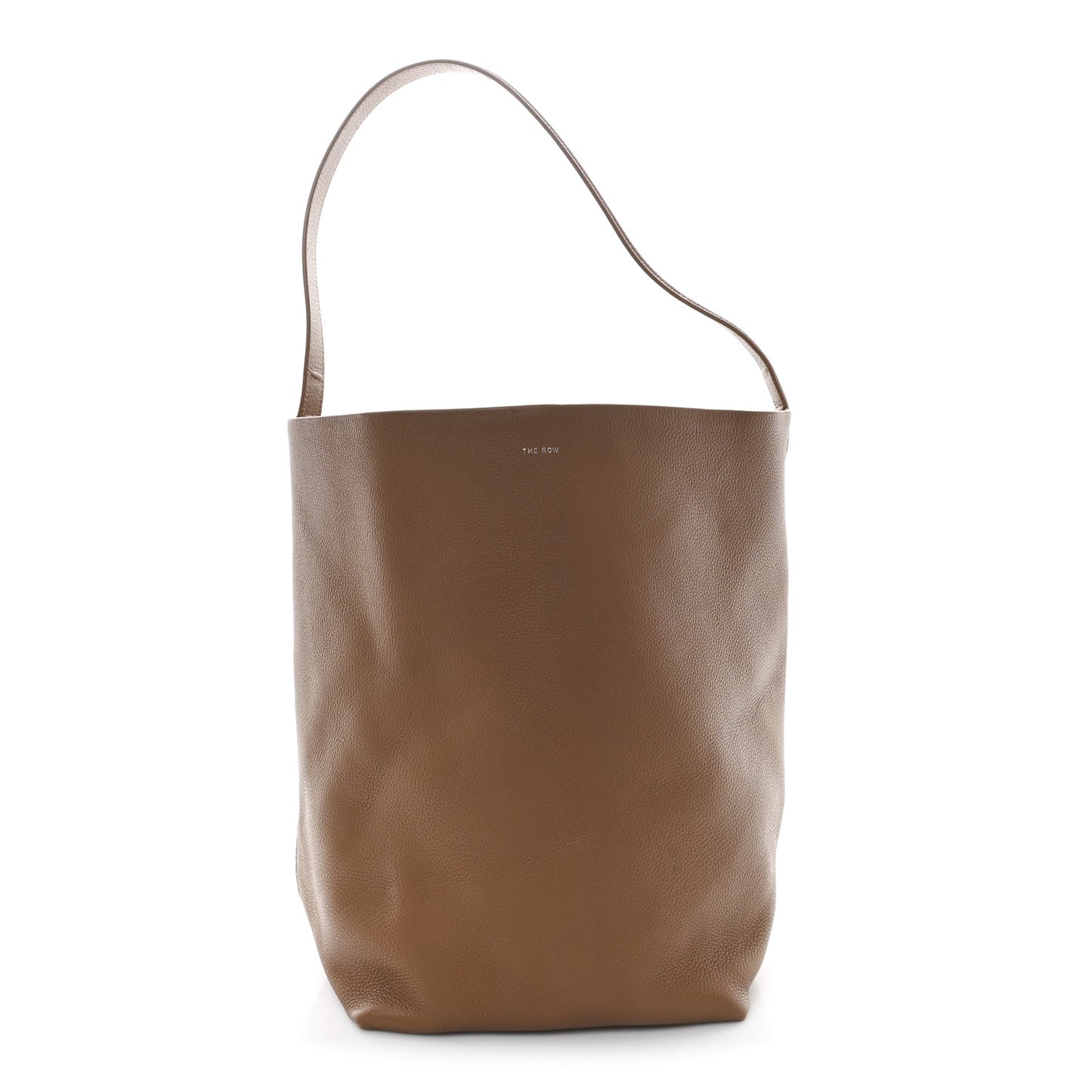 Grained Calfskin Large N/S Park Tote Brown