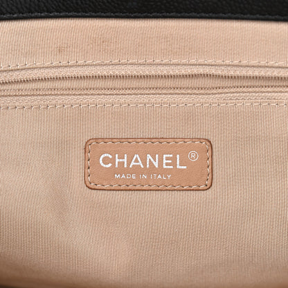 Chanel Caviar Quilted Expandable Zip Shoulder Bag Black 6 of 11