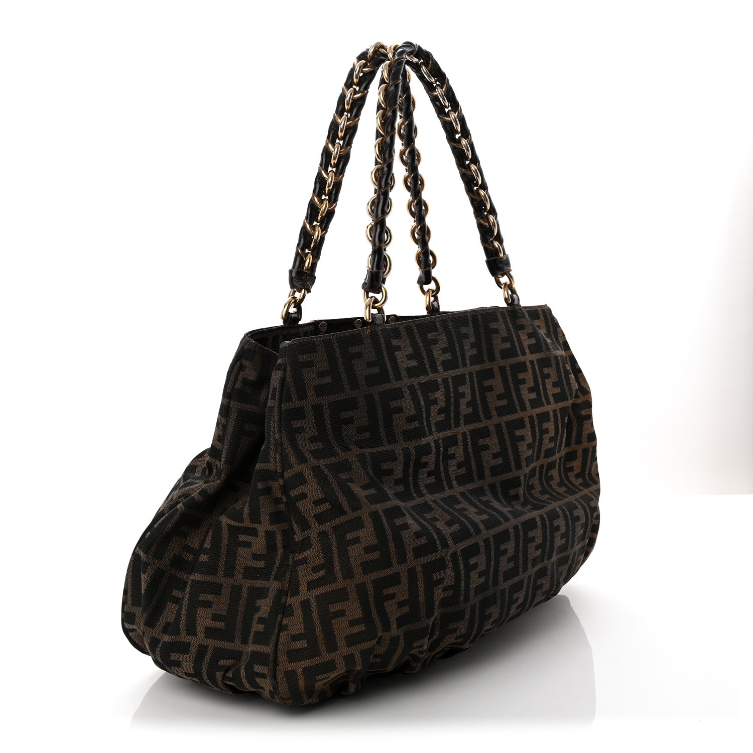 Fendi Zucca Mia Tote Tobacco 3 of 10